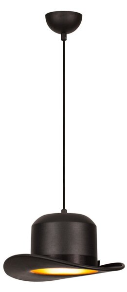 Sivani MR-992 fekete fém függőlámpa, Ø30 cm