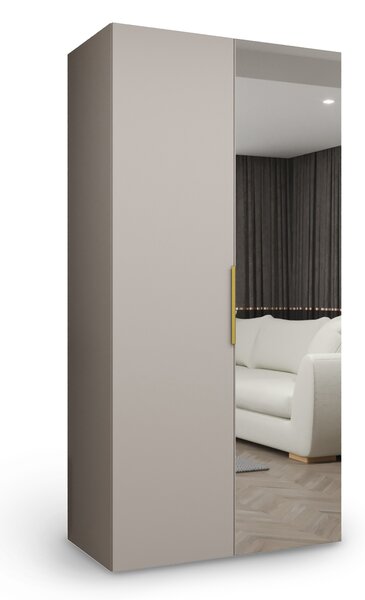 MARBELLA 2 ruhásszekrény 100x202x52 - kasmír