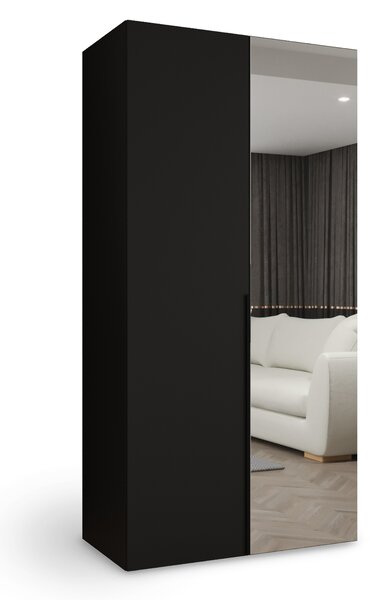 ALICANTE 2 ruhásszekrény 100x202x52 - fekete
