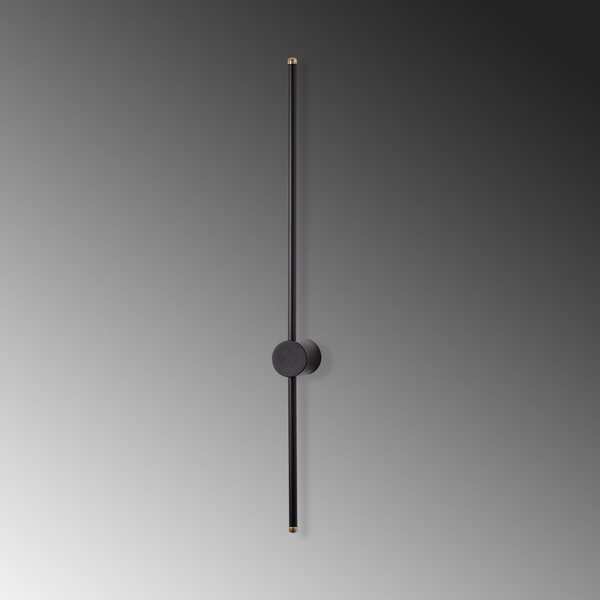 Sword 13484 fekete fém LED falilámpa