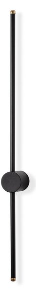 Sword 13484 fekete fém LED falilámpa