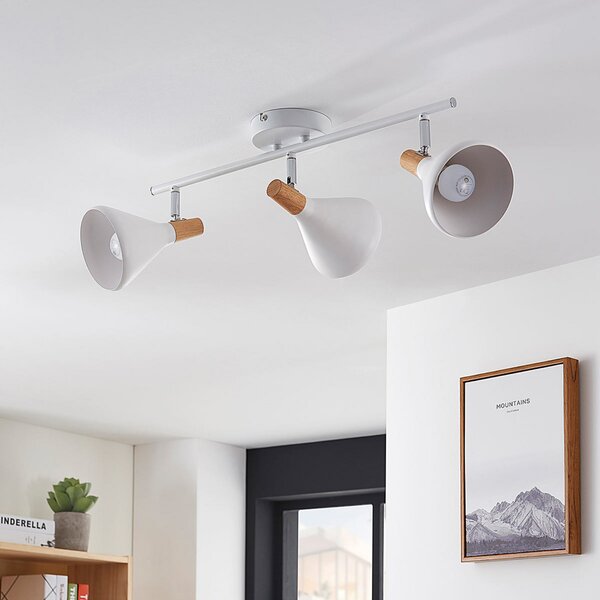 Mennyezeti Lámpa Lindby, Arina, dimmable, Fehér, Hálószoba, Fém, Modern