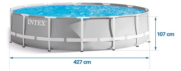 Intex Prism Frame 427x107cm Prémium Fémvázas medence szett (26720NP)