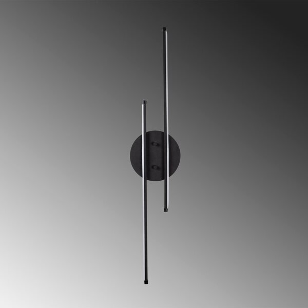Umut 13299 fekete fém LED falilámpa