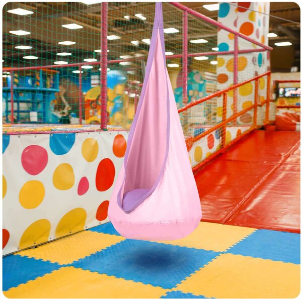NeoSport egyszemélyes Csepphinta, párnás, 140x55 cm, 80 kg - Rózsaszín