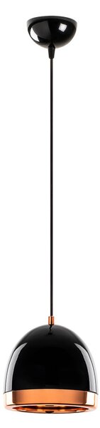 Mugo 10635 fekete-arany fém függőlámpa, Ø17 cm