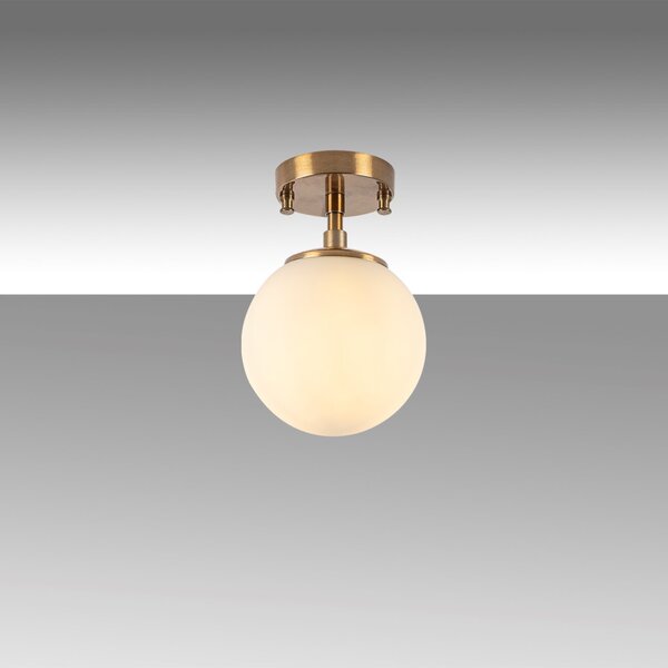 Atmaca 10220 vintage fém-üveg függőlámpa, Ø15 cm
