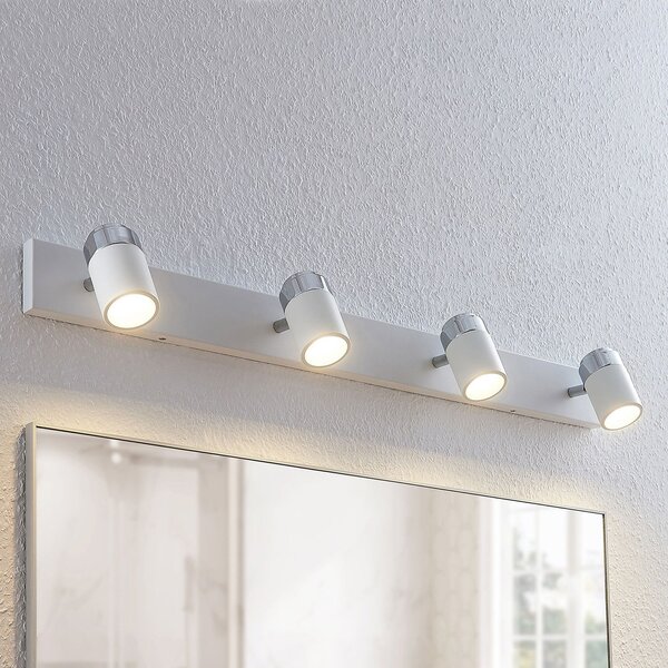 Mennyezeti Lámpa Lindby, Kardo, dimmable, Fehér, Fürdőszoba, Fém, Modern