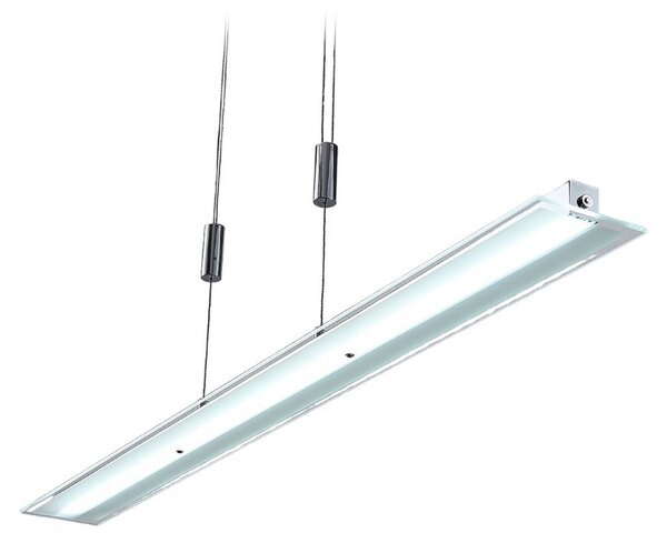 Függőlámpa Lindby, Sladja, dimmable, Fémes, Nappali, Üveg, Modern