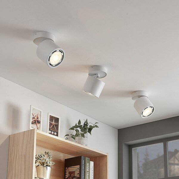 Mennyezeti Lámpa Arcchio, Mabel, dimmable, Fehér, Nappali, Fém, Modern