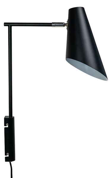 Fali Lámpa Dyberg Larsen, Cale, dimmable, Fekete, Nappali, Fém, Skandináv