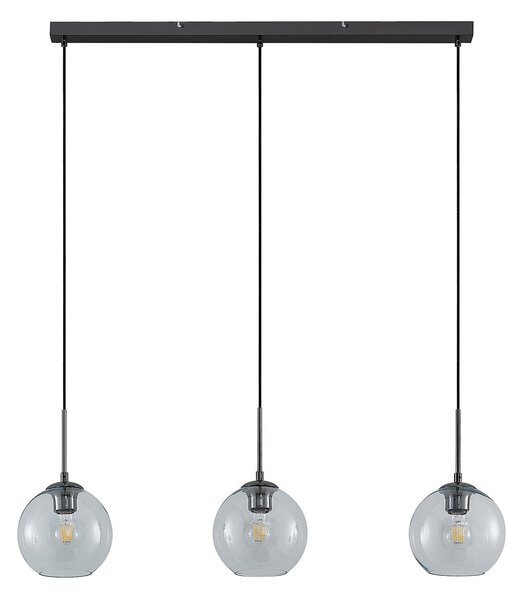 Függőlámpa Lindby, Firano, dimmable, Szürke, Nappali, Fém, Modern