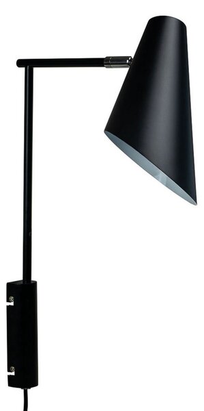 Fali Lámpa Dyberg Larsen, Cale, dimmable, Fekete, Nappali, Fém, Skandináv
