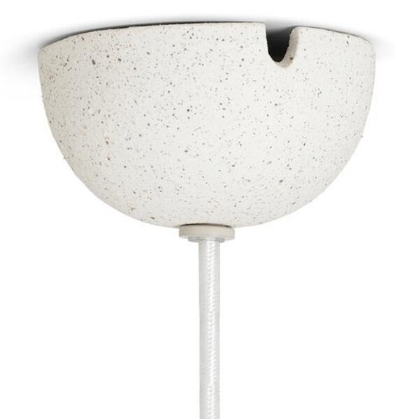 Függőlámpa ferm LIVING, Speckle, dimmable, Fehér, Nappali, Kerámia, Dizájn