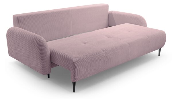 CLOUD ágyneműtartós kanapéágy - rózsaszín
