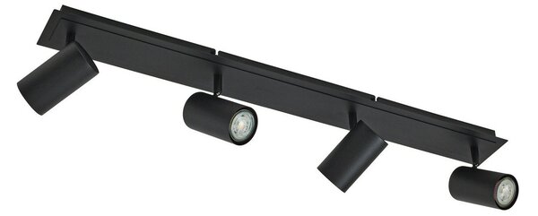 Mennyezeti Lámpa Lindby, Joffrey, dimmable, Fekete, Nappali, Fém, Modern