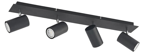 Mennyezeti Lámpa Lindby, Joffrey, dimmable, Fekete, Nappali, Fém, Modern