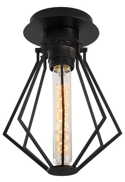 Oylat N-1039 fekete vas függőlámpa, Ø18 cm