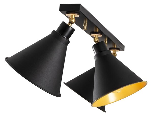 Berceste N-677 fekete fém függőlámpa, Ø72 cm, 3 izzós