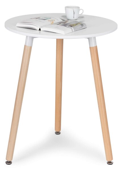 Modern fa asztal a nappali-konyhába 60cm
