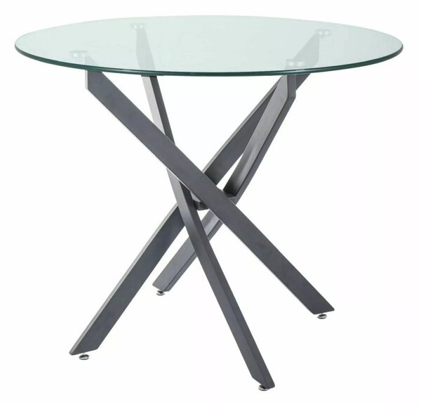 Agis Asztal Kerek 90cm fekete