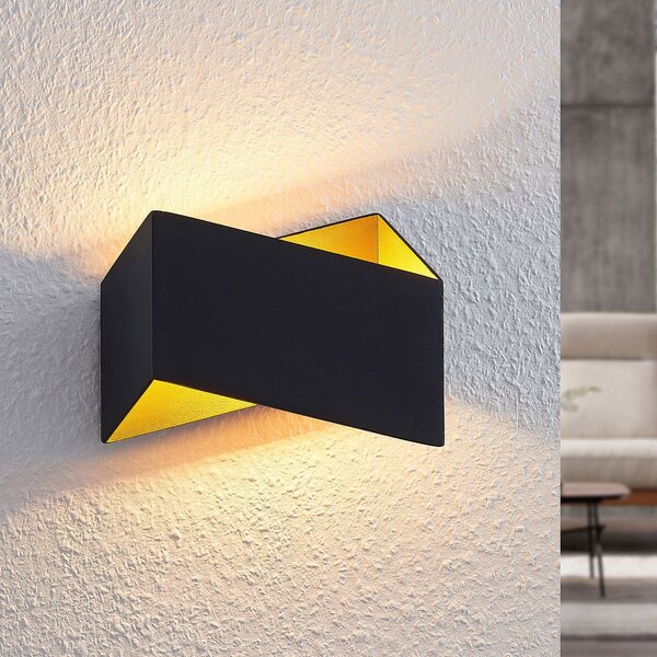 Fali Lámpa Arcchio, Assona, dimmable, Fekete, Nappali, Fém, Modern