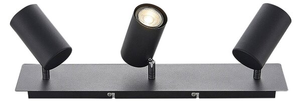 Mennyezeti Lámpa Lindby, Joffrey, dimmable, Fekete, Nappali, Fém, Modern