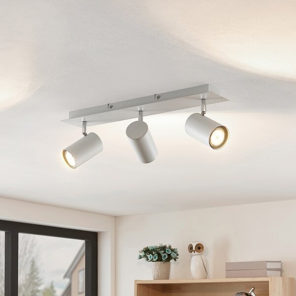 Mennyezeti Lámpa Lindby, Joffrey, dimmable, Fehér, Nappali, Fém, Modern