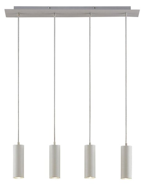 Függőlámpa Lindby, Joffrey, dimmable, Fehér, Nappali, Fém, Modern