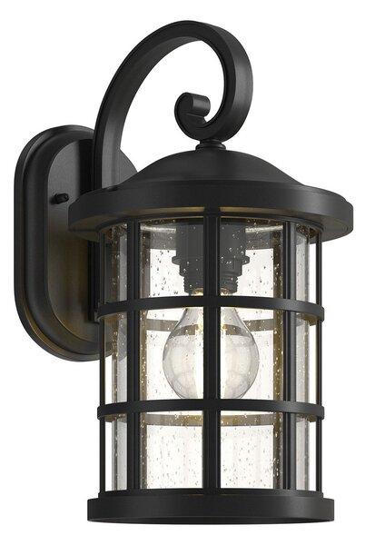 Kültéri Lámpa Lindby, Ankea, dimmable, Fekete, Erkély, Műanyag, Antik