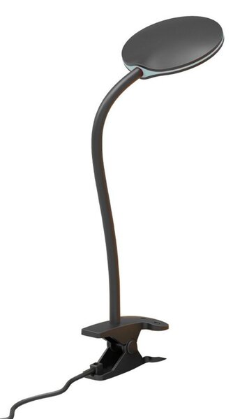 Asztali lámpa Halo Design, Fekete, Dolgozószoba / iroda, Műanyag