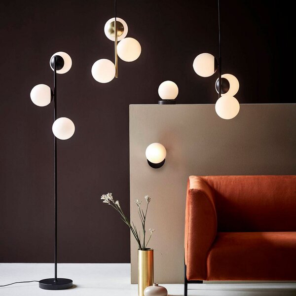 Függőlámpa Nordlux, Lilly, dimmable, Fehér, Nappali, Üveg, Skandináv