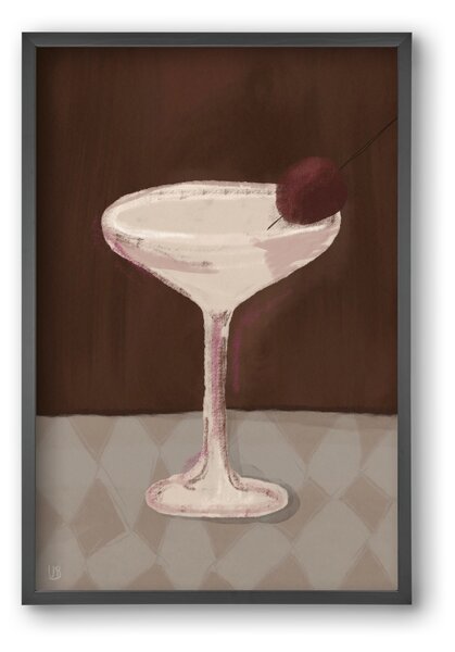 Cherry Sip - falikép keretben | artbridge