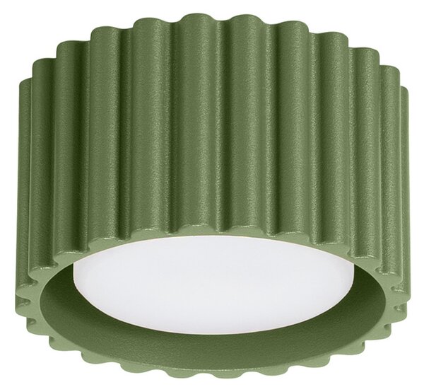 Mennyezeti Lámpa SOLLUX LIGHTING, RIBLA, dimmable, Zöld, Nappali, Alumínium