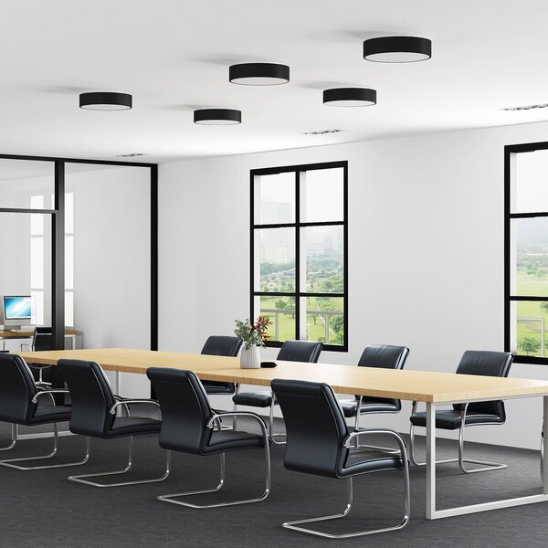 Mennyezeti Lámpa Arcchio, Vanida, dimmable, Fekete, Konyha, Alumínium, Modern