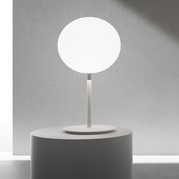 Asztali lámpa Rotaliana, Flow Glass, dimmable, Fehér, Nappali, Fém, Dizájn