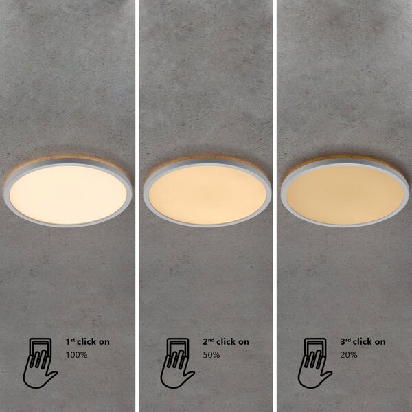 Mennyezeti Lámpa Nordlux, Oja 60, dimmable, Fehér, Nappali, Műanyag
