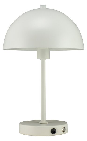 Asztali lámpa Dyberg Larsen, Stockholm, dimmable, Fehér, Nappali, Fém, Skandináv