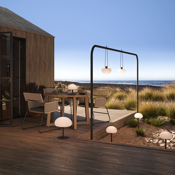 Kültéri Lámpa Nordlux, Sponge table, dimmable, Fehér, Fém, Modern