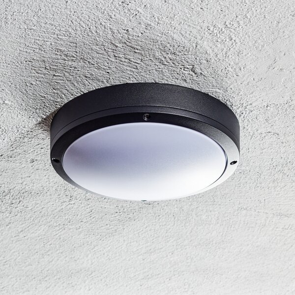 Kültéri Lámpa Nordlux, Desi, Fekete, Folyosó, Fém, Modern