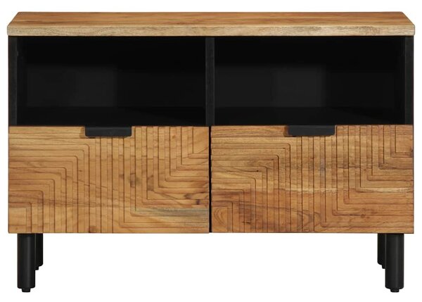 Tömör akácfa TV-szekrény 70 x 33 x 46 cm