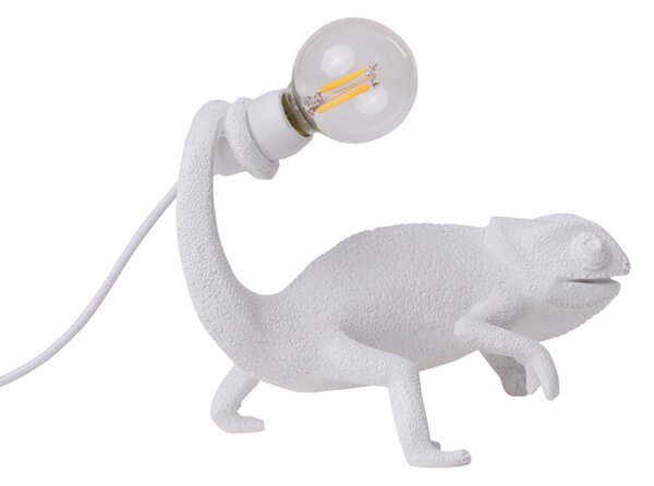 Asztali lámpa SELETTI, Chameleon Lamp Still, Fehér, Nappali, Műanyag, Dizájn