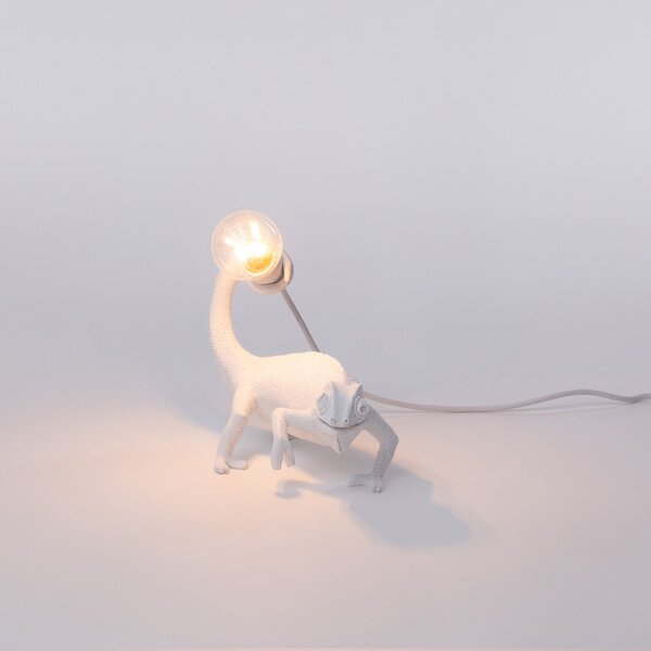 Asztali lámpa SELETTI, Chameleon Lamp Still, Fehér, Nappali, Műanyag, Dizájn