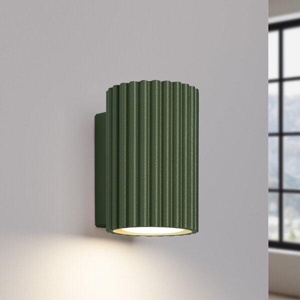Fali Lámpa SOLLUX LIGHTING, ALORA, dimmable, Zöld, Nappali, Alumínium