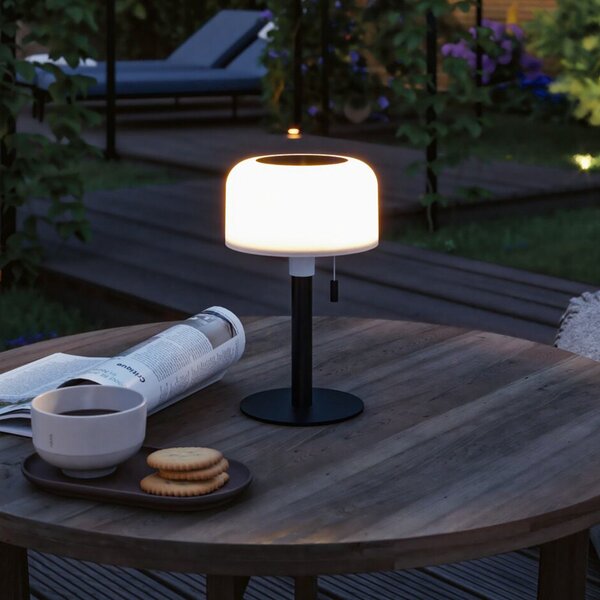Kültéri Lámpa Paulmann, Bartja, dimmable, Fekete, Nappali, Műanyag, Modern