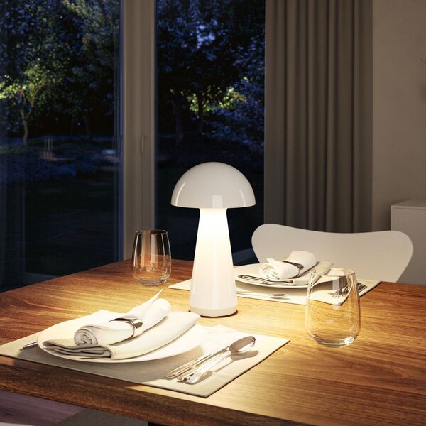 Kültéri Lámpa Paulmann, Onzo, dimmable, Fehér, Nappali, Műanyag, Modern