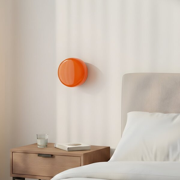 Fali Lámpa ALDEX, BonBon, dimmable, Narancs, Nappali, Üveg, Dizájn