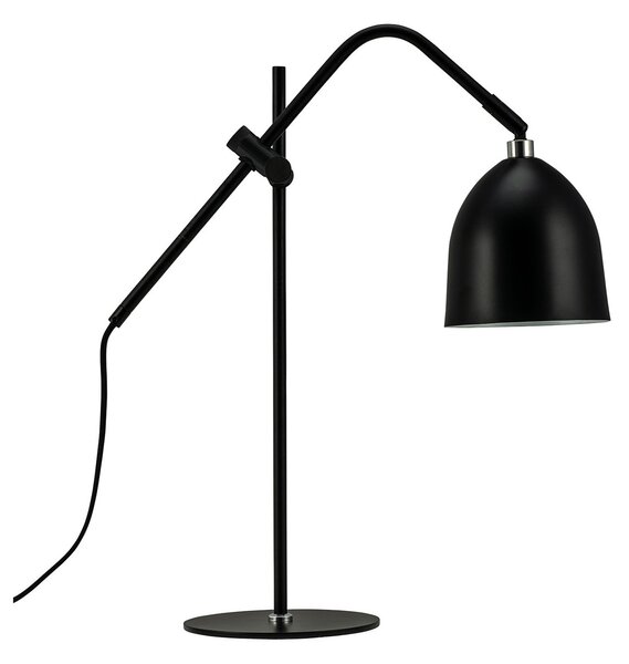 Asztali lámpa Dyberg Larsen, Easton, Fekete, Nappali, Fém, Skandináv