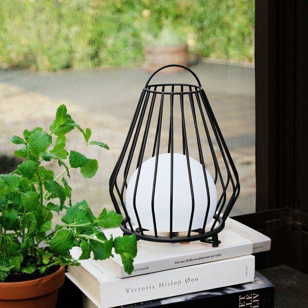 Kültéri Lámpa Dyberg Larsen, Evesham, dimmable, Fekete, Terasz, Fém, Dizájn