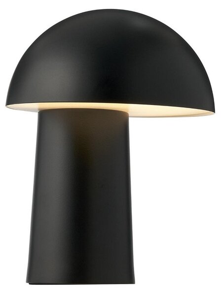Asztali lámpa DFTP by Nordlux, Faye Portable, dimmable, Fekete, Nappali, Fém, Skandináv